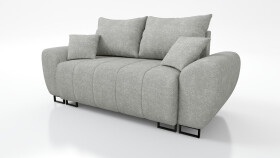 FRONTI Dvoumístná pohovka RAGNAR - světlešedá - bouclé - Centaur 2 22769