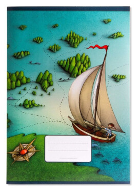 Školní sešit DUHOVÁ KOČKA 440 bezdřevý