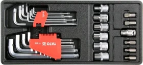 Vložka do zásuvky - imbus 2-12 mm , torx T10-T50, 1/2"" E10-E20, adaptéry M5- M12