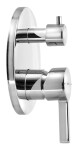 SAPHO - ICONIC podomítková sprchová baterie, 2 výstupy, chrom AF042