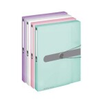Box na spisy s gumičkou Herlitz easy orga Pastell A4, 4 cm, PP - mint