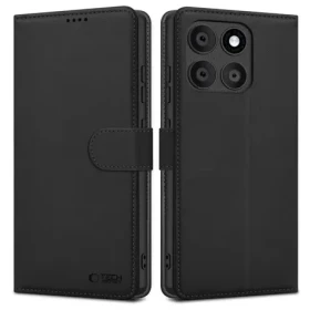 Tech-Protect Wallet černá / Pouzdro / Motorola Edge 60, 60 Fusion / Peněženkové (5906302363834)