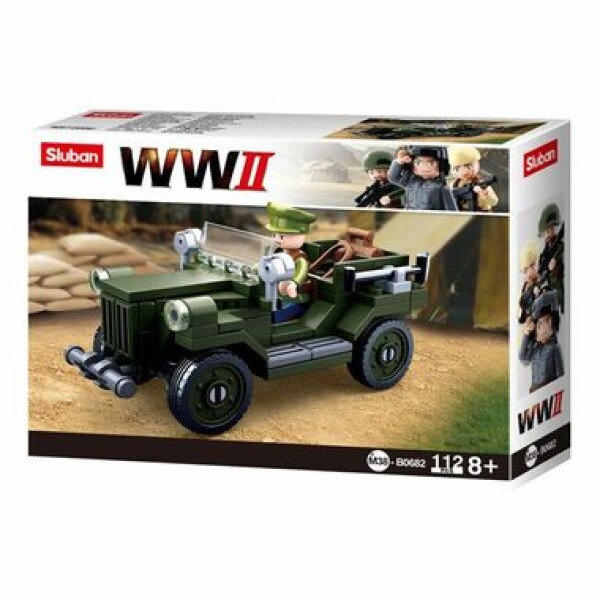 Sluban WWII M38-B0682 Sovětský terénní vůz GAZ 67