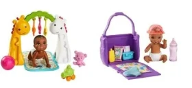 Barbie Herní set Miminko s vaničkou