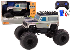 Mamido Velké terénní SUV na dálkové ovládání 2.4G RC 1:6 šedé