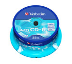 Verbatim CD-R 80 52x CRYST. spindl 25pck/BAL