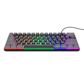 Trust Gaming GXT 867 Acira černá / Herní klávesnice / mechanická / RGB / 60% / US / USB-C (24882)