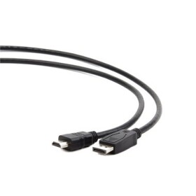 Gembird kabel DisplayPort M na HDMI M 1.8m černá (CC-DP-HDMI-6)