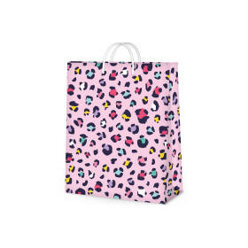 Dárková taška malá - Leopardí vzor (17,8 × 9,8 × 22,9 cm) - Albi