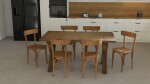 BRADOP Jídelní stůl System VICTOR (S40308) - dubový masiv tl.4 cm