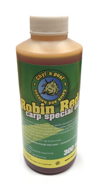 Chyť a pusť Olej Robin Red carp special oil 250ml,Chyť a pusť Olej Robin Red carp special oil 250ml