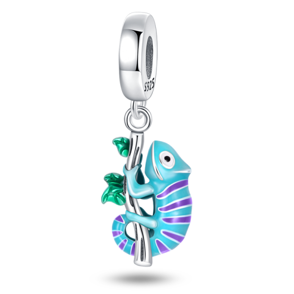 Elenys stříbrný přívěsek měnící barvu Chameleon