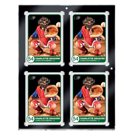 Rámeček na 4 karty - UltraPro 4-Card Black Border One-Touch Magnetic Holder 130pt