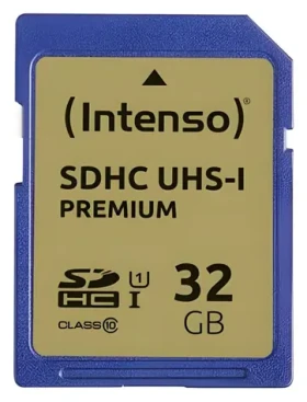Intenso SDHC 32GB / Paměťová karta / Class 10 / UHS-I / čtení 45 MB/s / zápis 10 MB/s (3421480)
