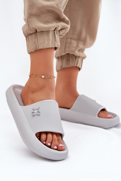 Dámské Pěnové Sandály Na Platformě S Medvědem Vinceza 75210 Šedé 40