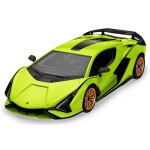 RASTAR RASTAR Konstrukční autíčko na dálkové ovládání Lamborghini Sian 1:18 zelené