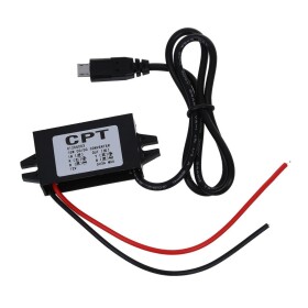 Měnič DC-DC 8 - 22V na micro USB 5V - Rovný konektor