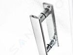 RAVAK - SmartLine Sprchové dveře dvoudílné SMSD2-110 A-L, 1089-1106 mm, levé, chrom/čiré sklo 0SLDAA00Z1
