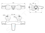 IDEAL STANDARD - CeraTherm Vanová termostatická baterie, černá A7544XG