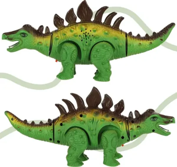 KIK Chodící Dinosaurus Stegosaurus se světly a zvuky