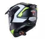 Adventure helma Caberg Tanami Scram matt black/grey/yellow fluo - S / bílá