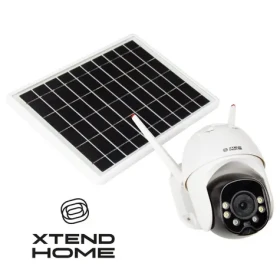 Xtend Home SO110 bílá / Venkovní kamera 4G se solárním nabíjením / 1080p / 4mm / Wi-Fi / IP65 / IR 15m / Tuya CZ SK (XL-OKOSOLARGSM6)