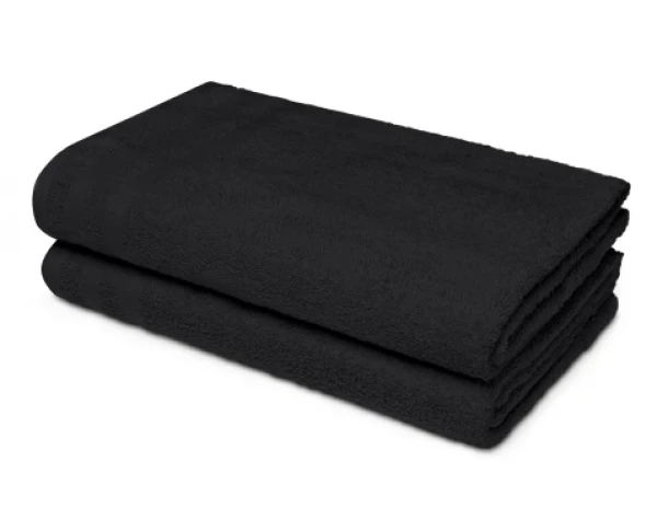 Osuška Miami 70x140 cm, černá