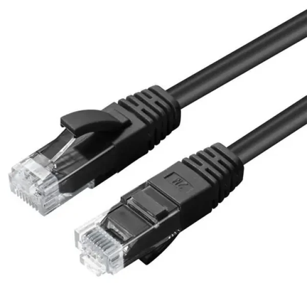 MicroConnect CAT6a U/UTP 15m černá / LSZH (MC-UTP6A15S)
