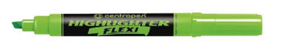 Zvýrazňovač Centropen HIGHLIGHTER FLEXI 8542 - zelený