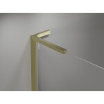 MEXEN/S - Mist L sprchové dveře křídlové 160, transparent, zlatá 8A4L-160-001-50-00