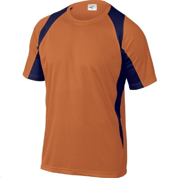 Triko BALI pánské, 3XL-oranžová/navy, 100% polyester 160 g/m2, 3XL- oranžová/navy