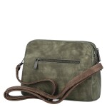 Stylová dámská crossbody kabelka Nikola, zelená