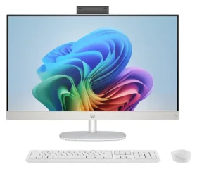 HP 27-ct2004nw AiO bílá / All-in-One počítač / 27" IPS FHD / AMD Ryzen AI 5 330 2GHz / 16GB DDR5 / 512GB SSD (C64TBEA)