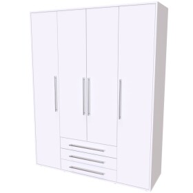 Nábytek Mikulík Skříň ELITE XL - bílý lesk, antracit, aj.