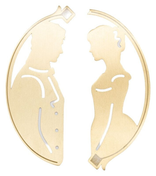 Záložky mosazné 2ks Pýcha a předsudek