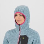 KARPOS Rocchetta Evo Hoodie W Fleece, Forget/Black velikost: S