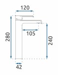 REA - Umyvadlová baterie Hass Chrom REA-B6207)