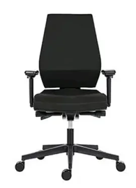 Powerton Sima černá / Kancelářské ergonomické křeslo / nosnost 130 kg (MKWPSIKBCBBA)