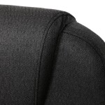 Kancelářské křeslo, houpací mechanismus, černá látka, KA-C713 BK2