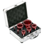 Korunky vykružovací diamantové PROFI, 6 - 68mm, M14, sada 7ks, FESTA INDUSTRY