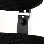 Kancelářská židle, potah šedá látka a černá síťovina MESH, houpací mech.