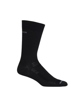 Pánské merino ponožky ICEBREAKER Mens Hike Liner Crew, Black velikost: 39-41,5 (S)