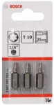 BOSCH 2607001604 / Extra-Hard sada bitů T10 25 mm 3 ks (2607001604)