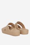 Pantofle Crocs BAYA PLATFORM SANDAL 208188-212 Syntetická tkanina