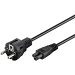Goobay 93586 černý / Napájecí kabel / Schuko - C5 / 1,8 m (93586)