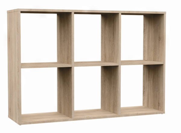 FRONTI Regál MALAX 2x3 Dub sonoma