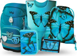 5 SET Airy Plus Butterfly: batoh, penál, sáček, zástěra, peněženka