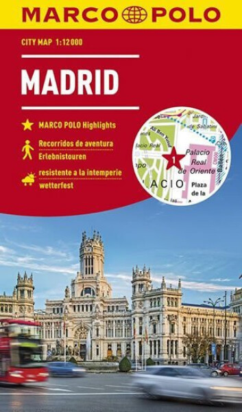 Madrid 1:12 000 / mapa města (lamino)