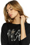 Bavlněné dámské tričko Monnari Blouses Black XL