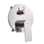 RAV Slezák - NIL - Vanová/Sprchová baterie podomítková 2-cestná s tělesem a s boxem, Chrom NL185BOX NL185BOX